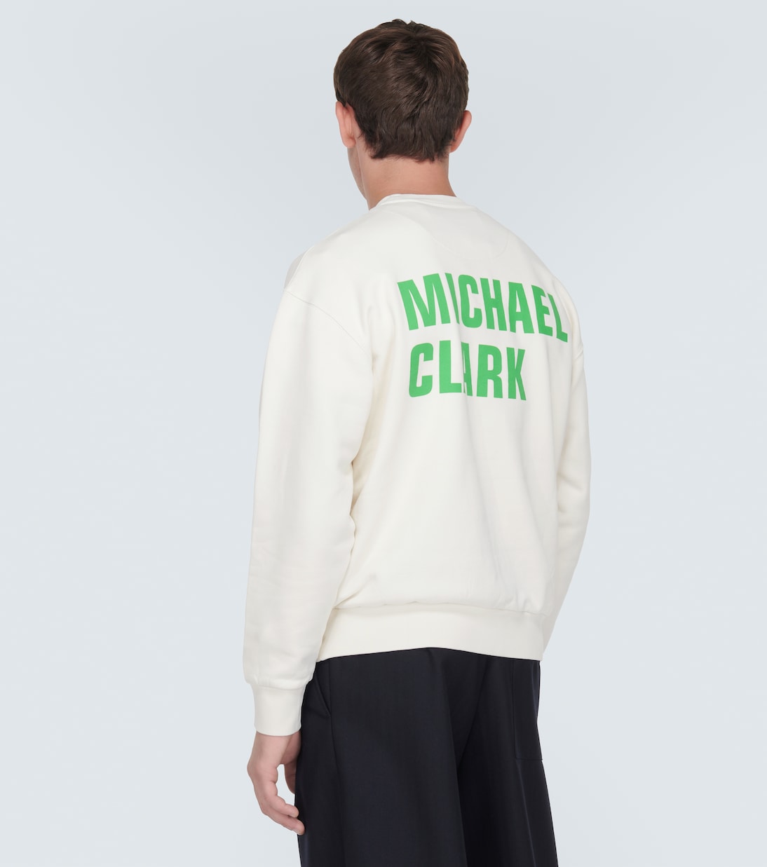 x Michael Clark printed cotton jersey sweatshirt | JW Anderson