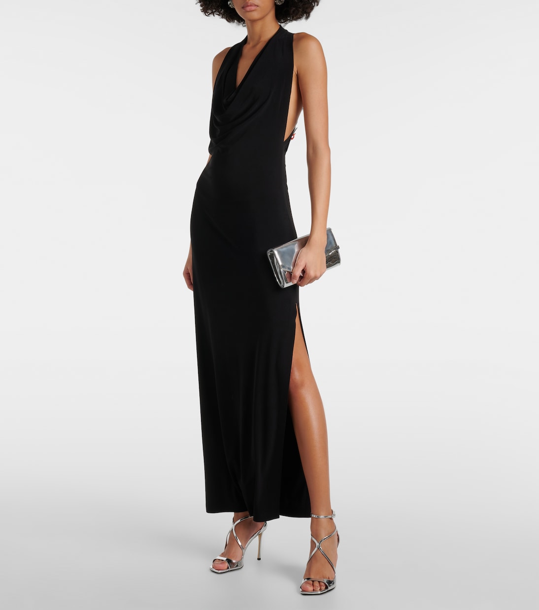 Sandalen Azia 95 aus Metallic-Leder | Jimmy Choo