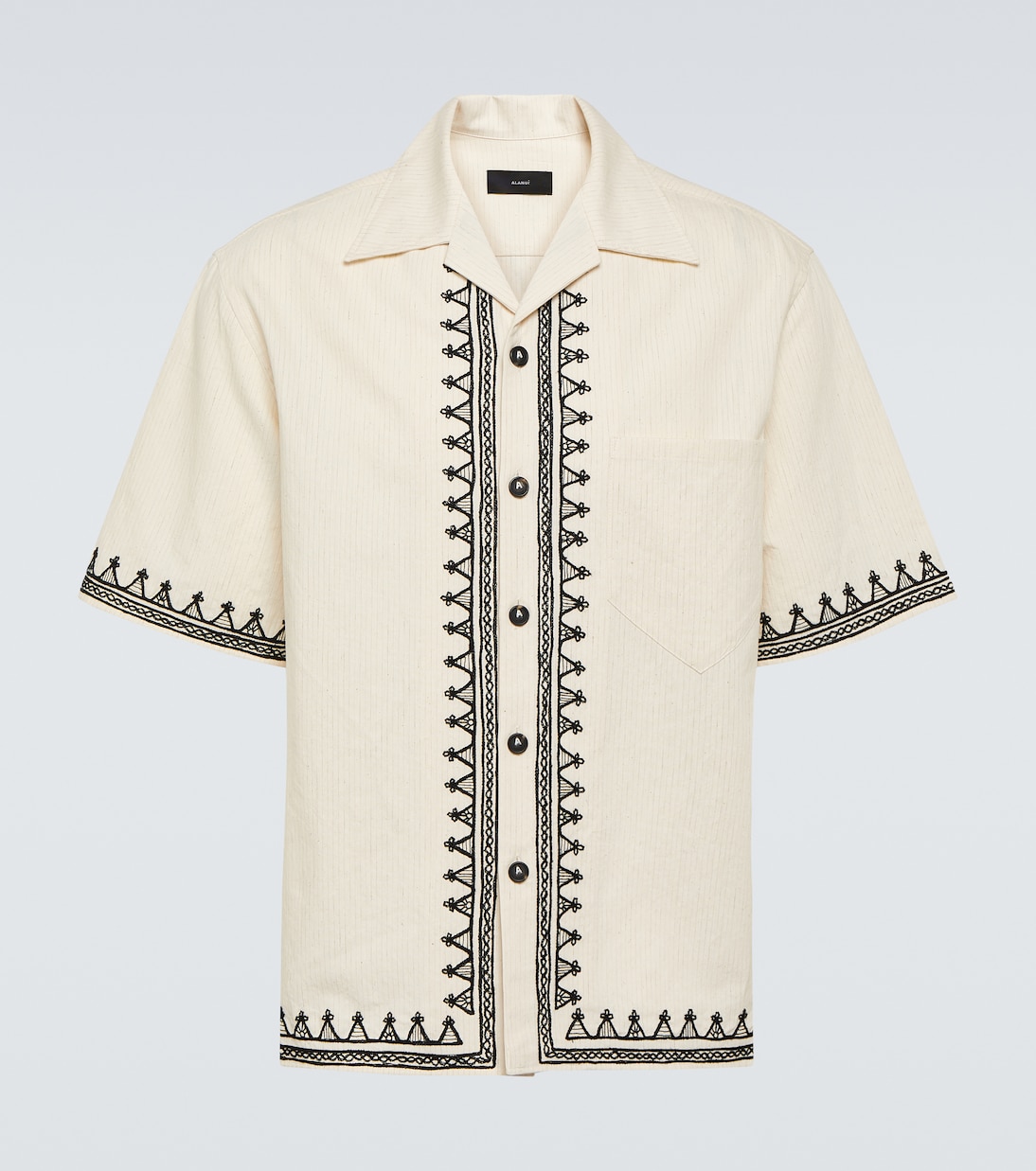 Akasha embroidered cotton-blend shirt | Alanui