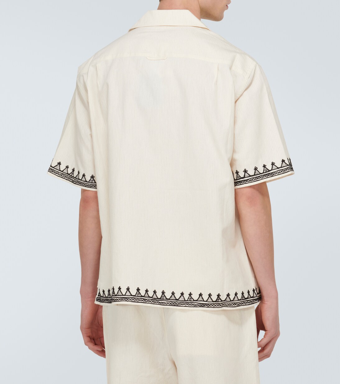 Akasha embroidered cotton-blend shirt | Alanui