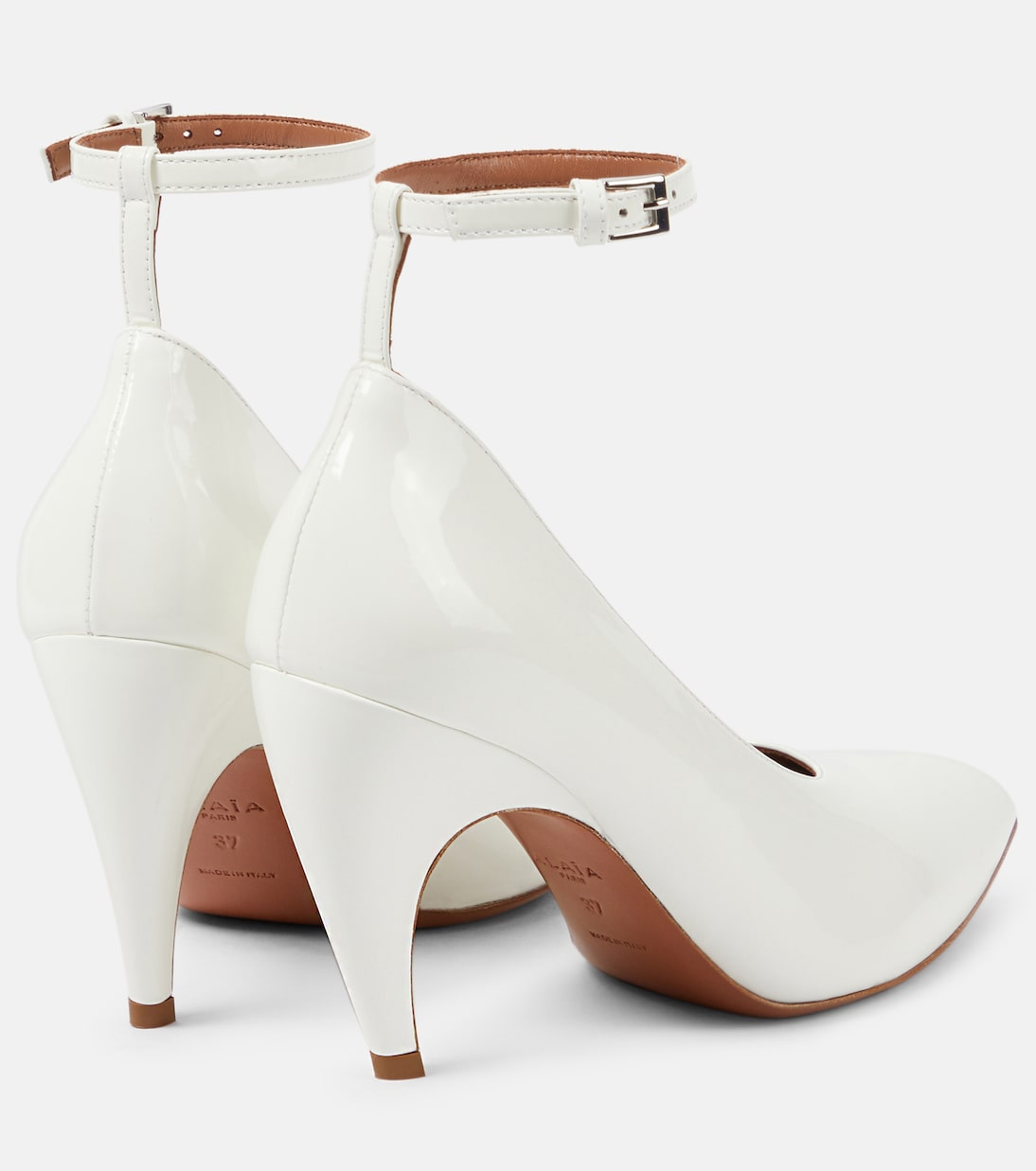 Escarpins Shark en cuir verni | Alaïa