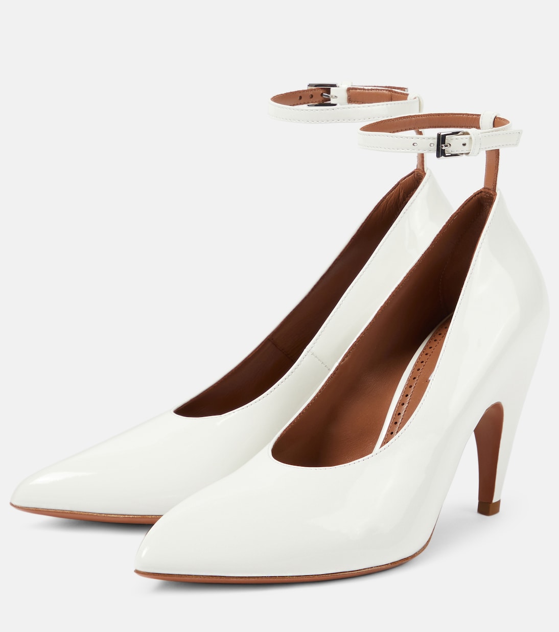 Escarpins Shark en cuir verni | Alaïa