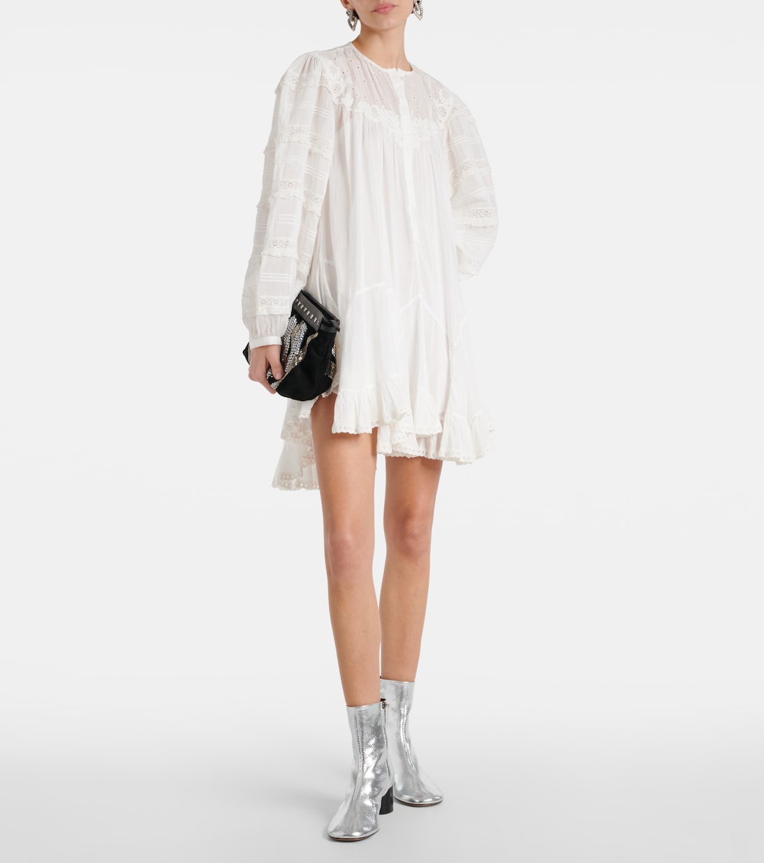 Ankle Boots Laeden aus Metallic-Leder | Isabel Marant