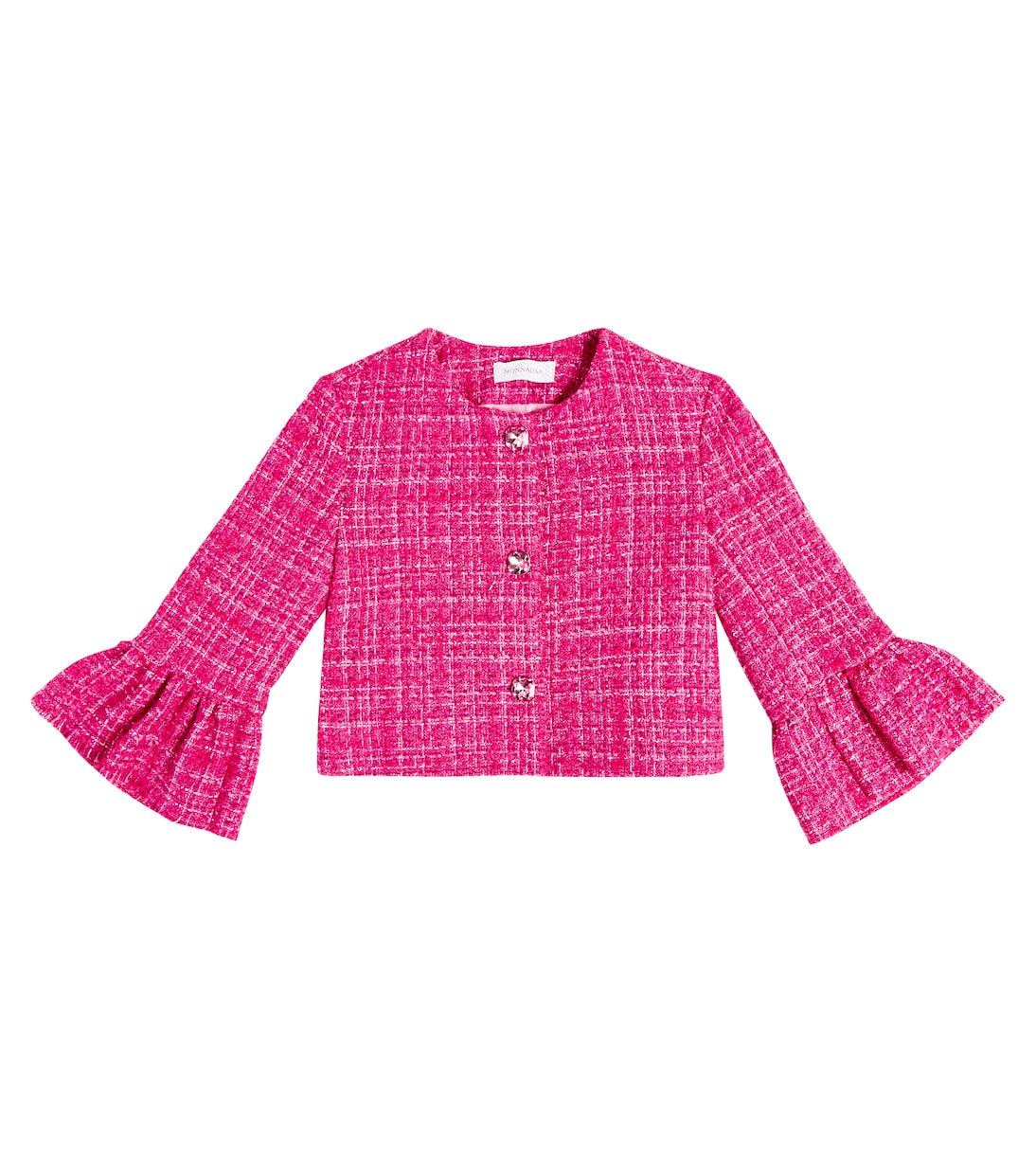 Verzierte Jacke aus Bouclé | Monnalisa