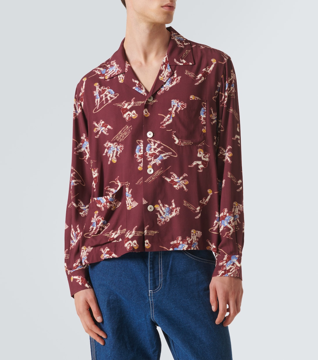 Layup printed shirt | Bode