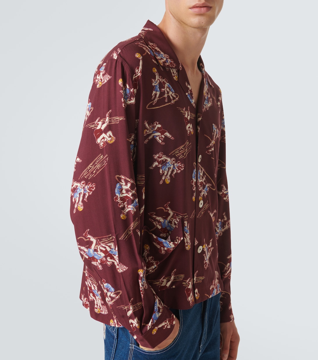 Layup printed shirt | Bode
