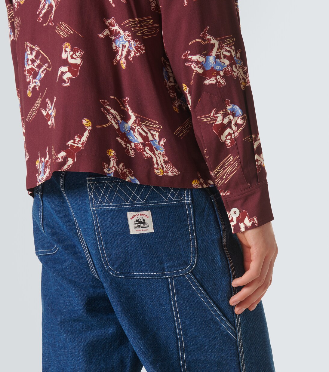 Layup printed shirt | Bode