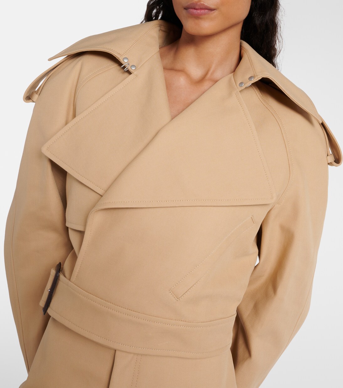 Cropped-Jacke aus Baumwolle | Wardrobe.NYC