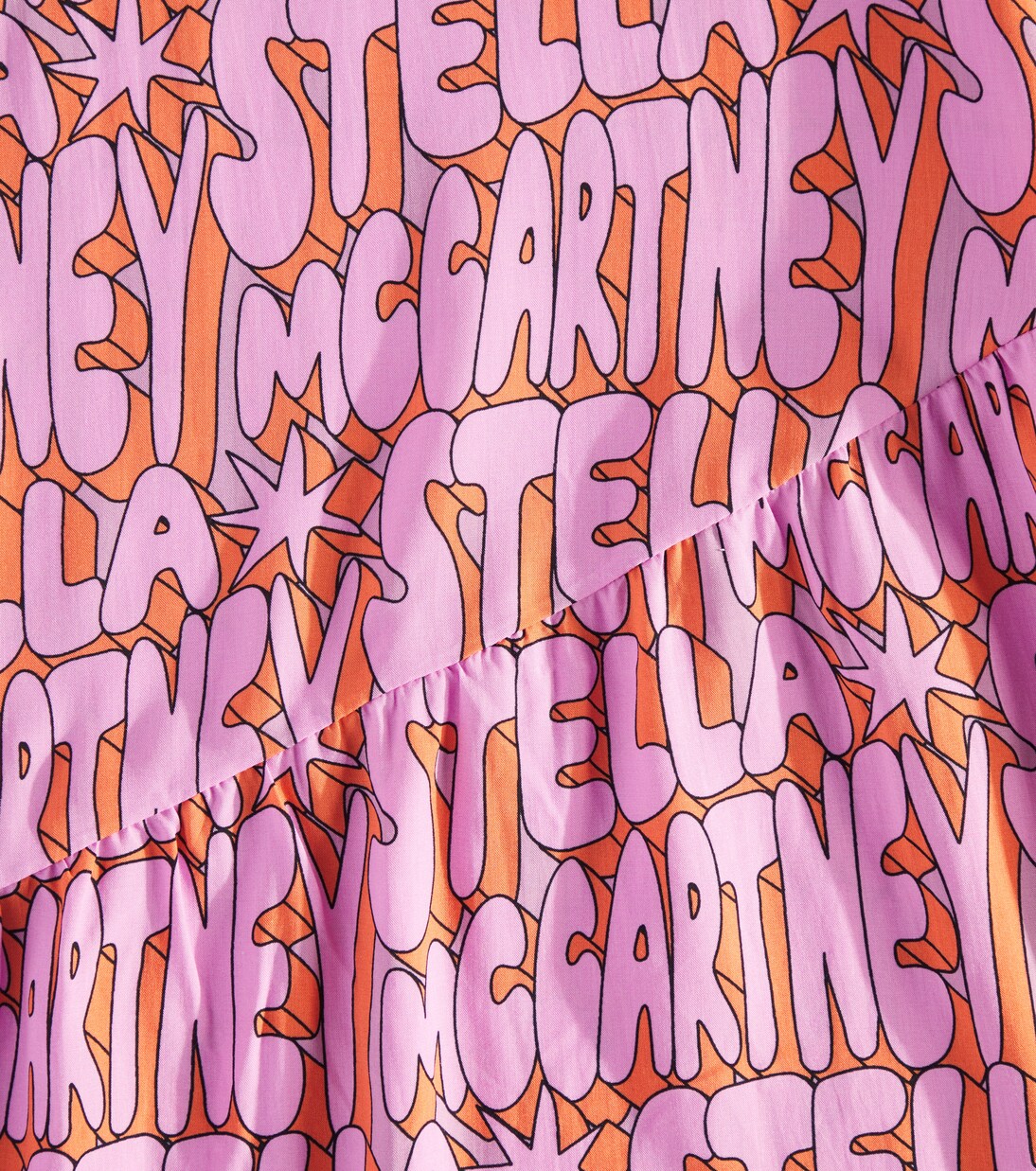 Robe imprimée à logo | Stella McCartney Kids