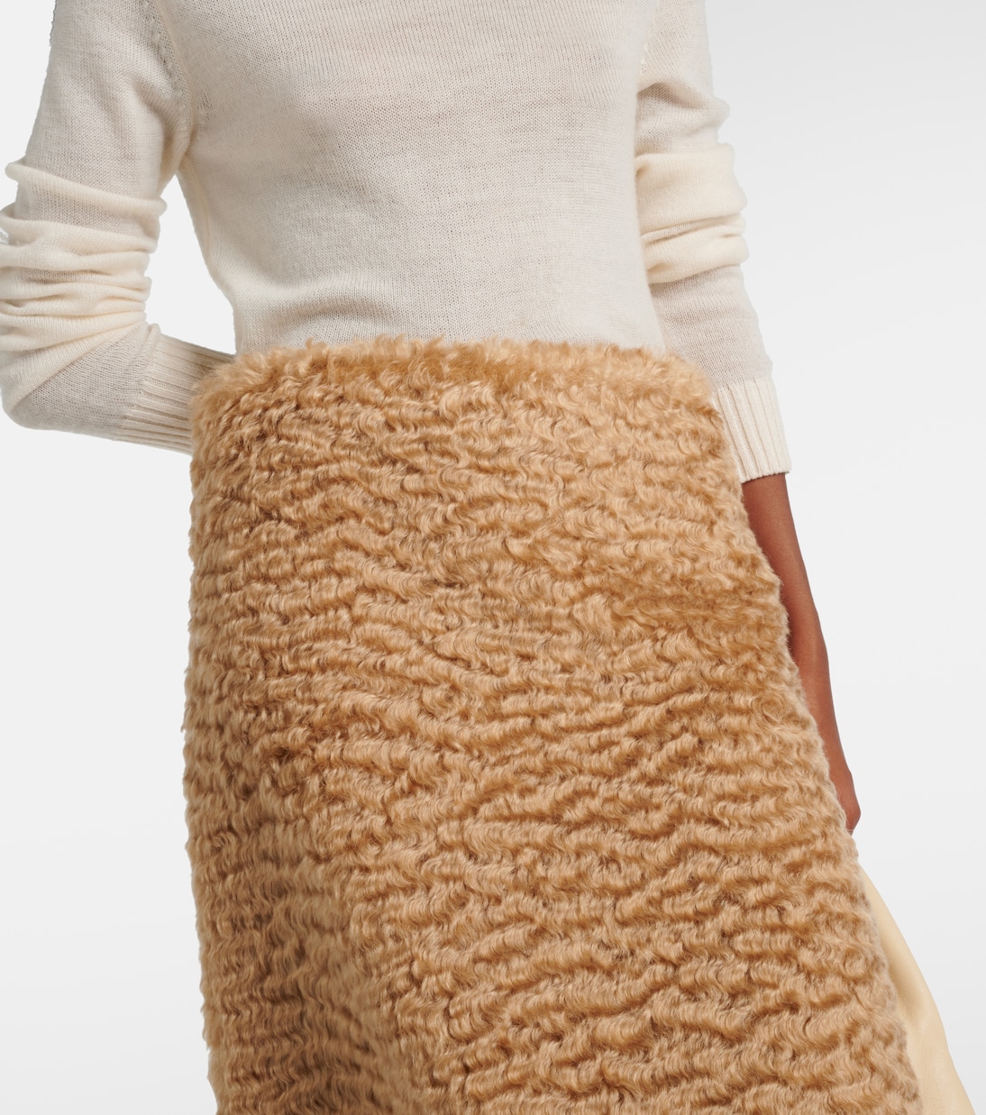 Mohair and cotton skirt  | Jil Sander