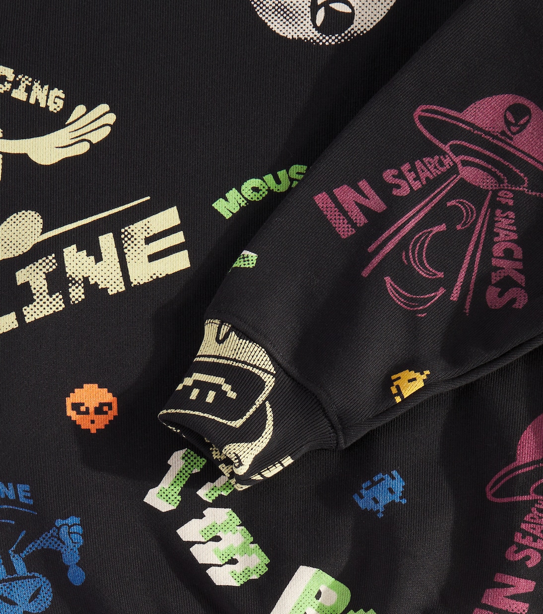 Monti printed cotton jersey sweatshirt | Molo