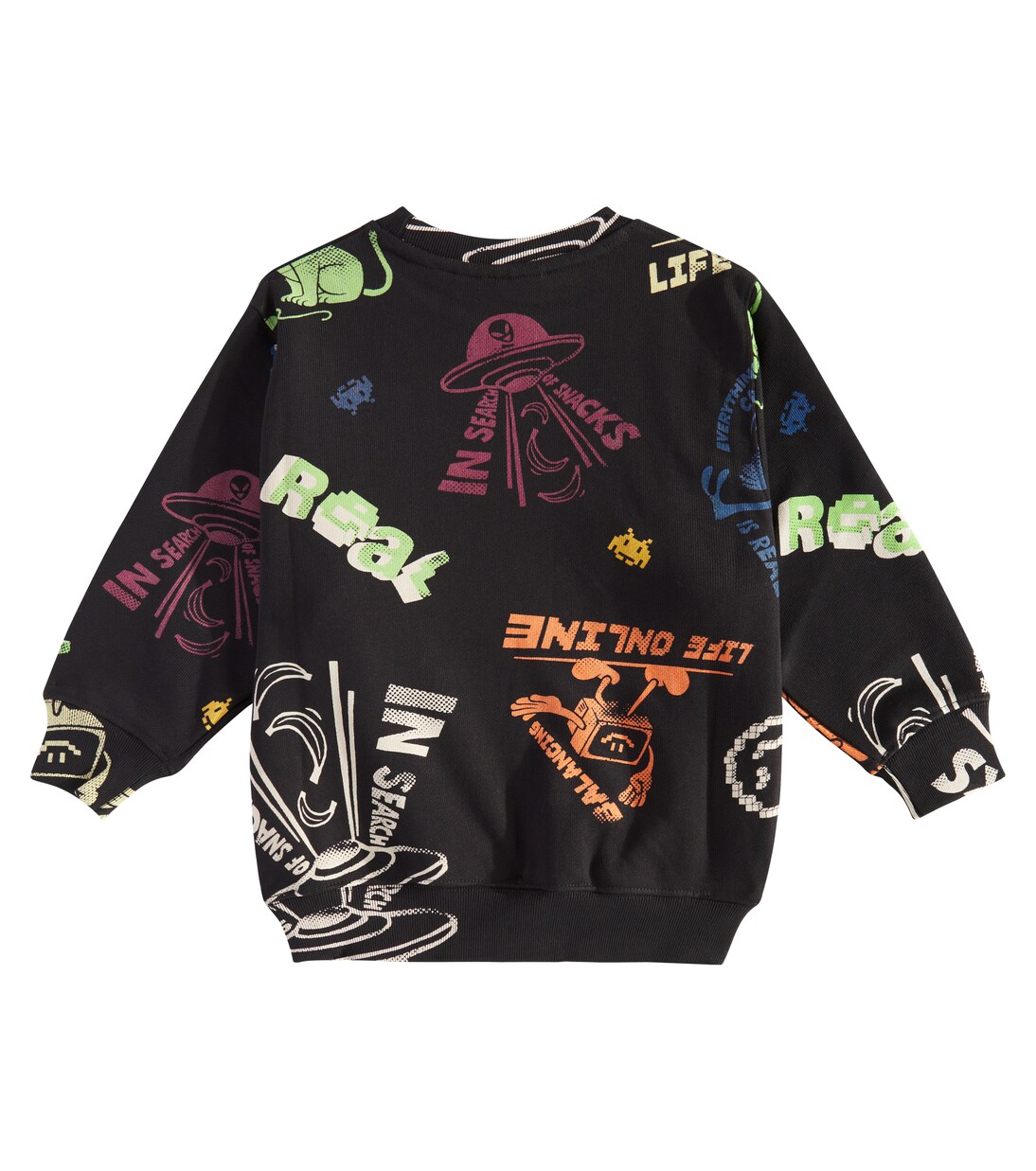 Monti printed cotton jersey sweatshirt | Molo