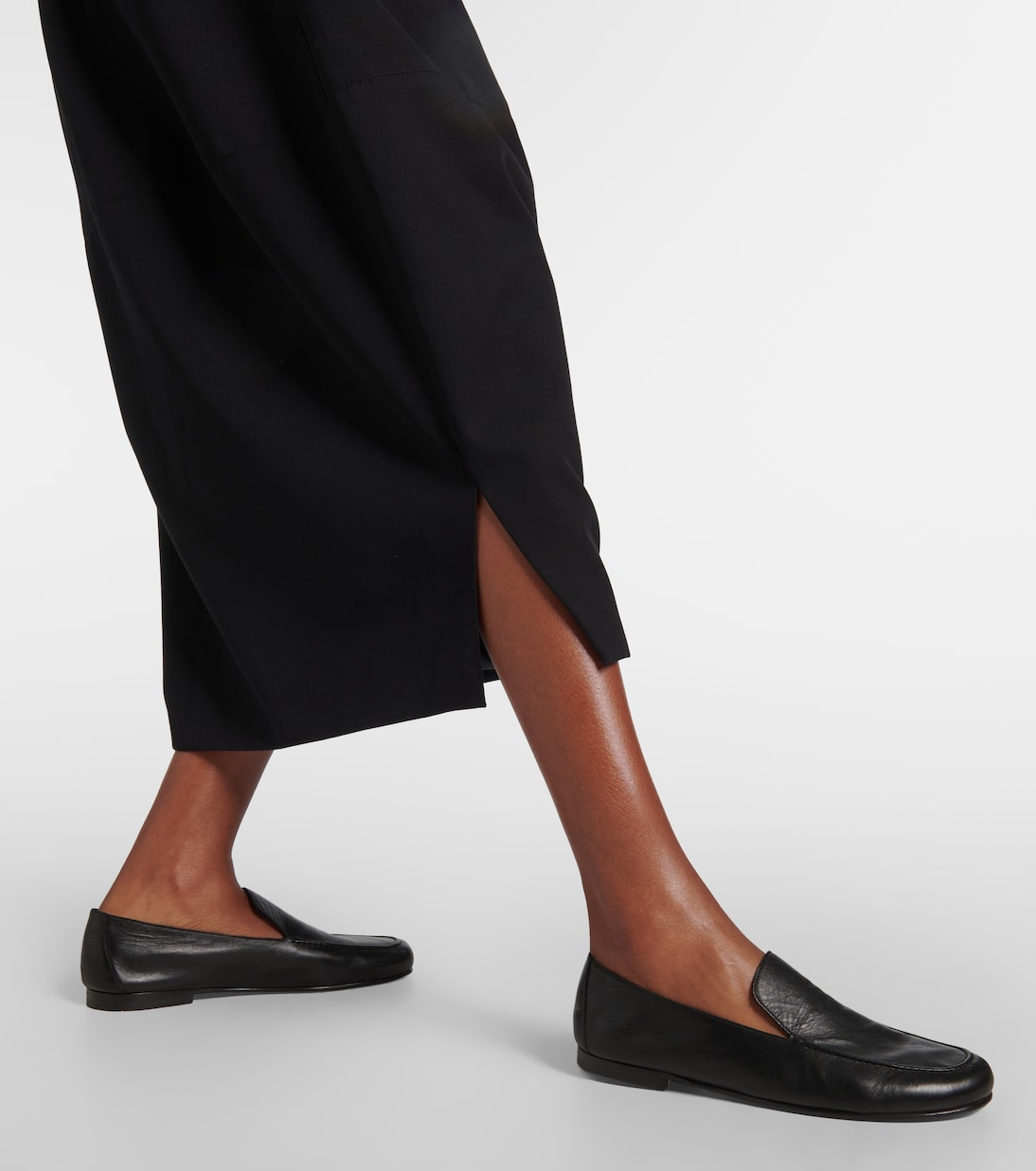 Skye cotton and wool midi skirt | Fforme