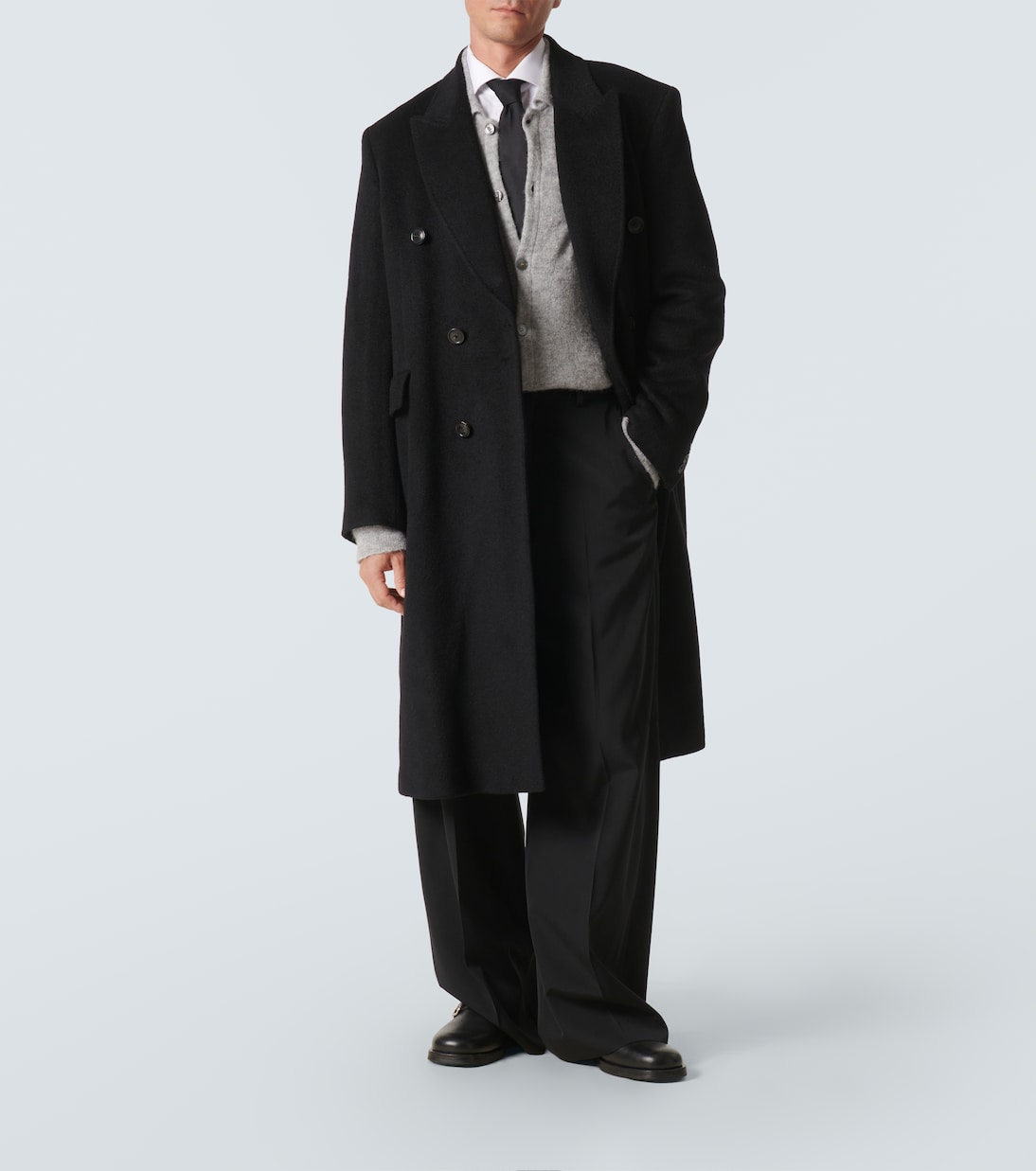 Whale double-breasted mohair-blend coat | Our Legacy