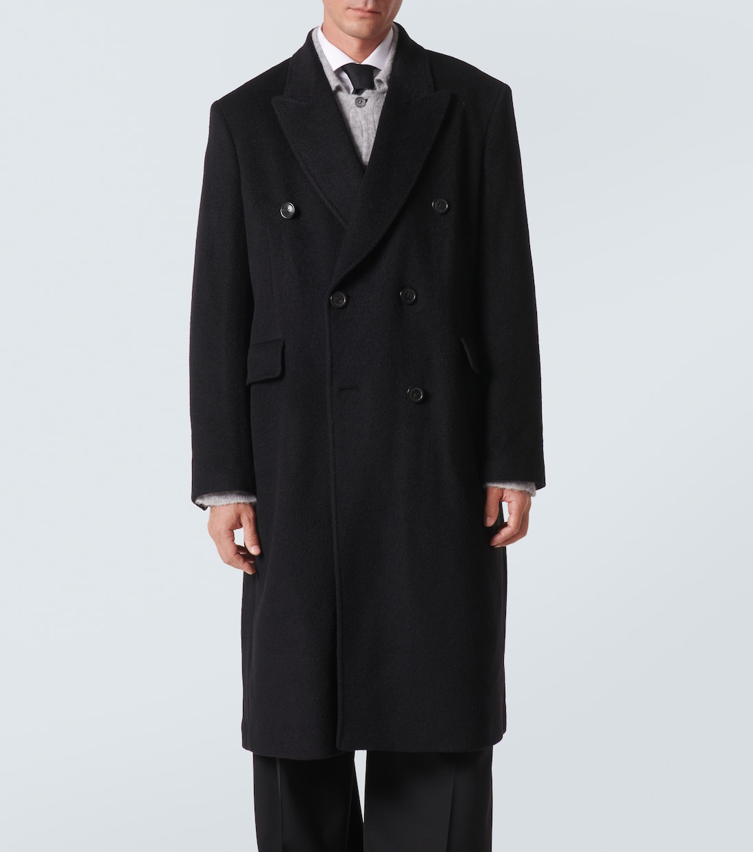 Whale double-breasted mohair-blend coat | Our Legacy