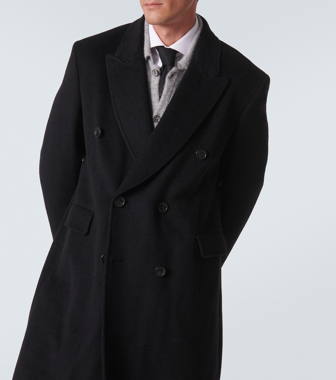 Whale double-breasted mohair-blend coat | Our Legacy