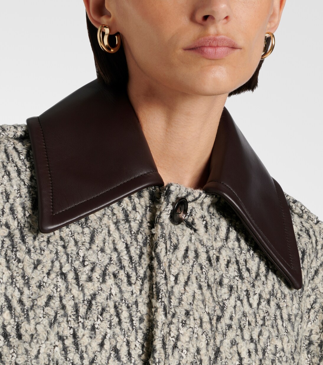 Drop 18kt 골드 플레이트 스털링 실버 이어링 | Bottega Veneta