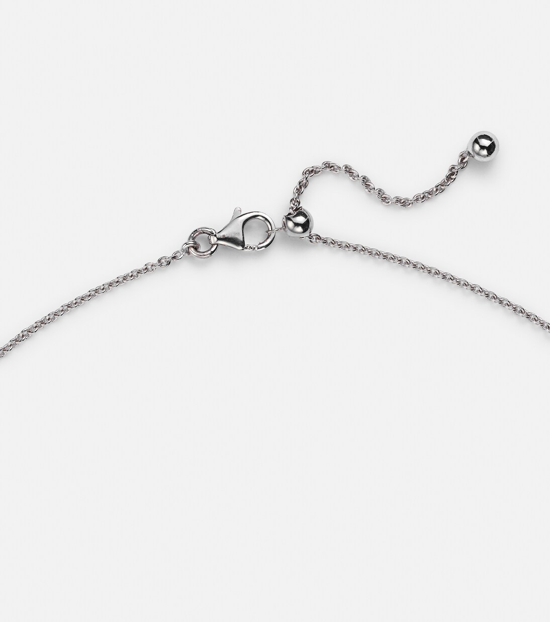 18kt white gold and enamel choker with diamonds | Kamyen