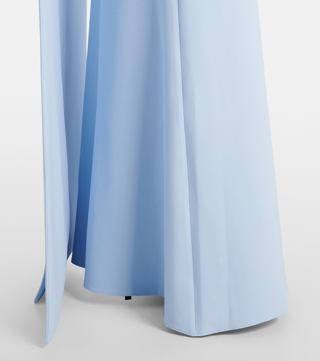 Ginko caped crêpe gown | Safiyaa