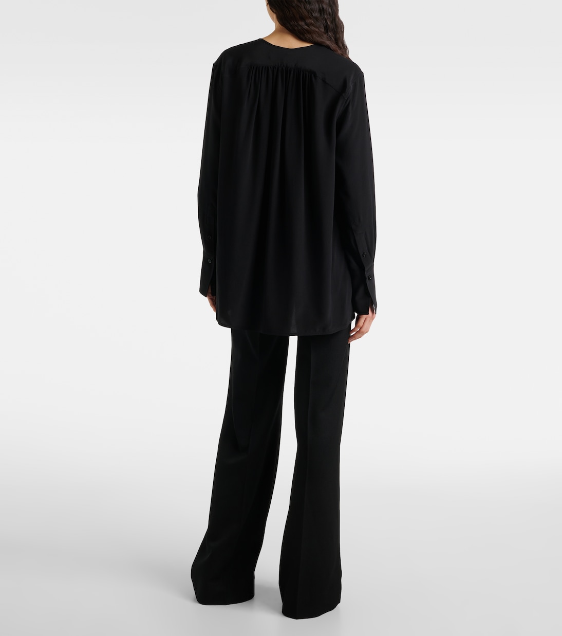 Schluppenbluse aus Seide | Victoria Beckham