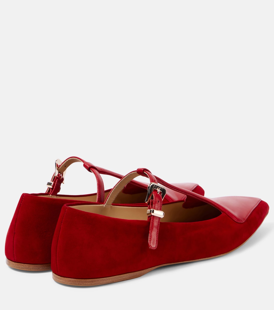 Liv leather and suede Mary Jane flats | Gabriela Hearst