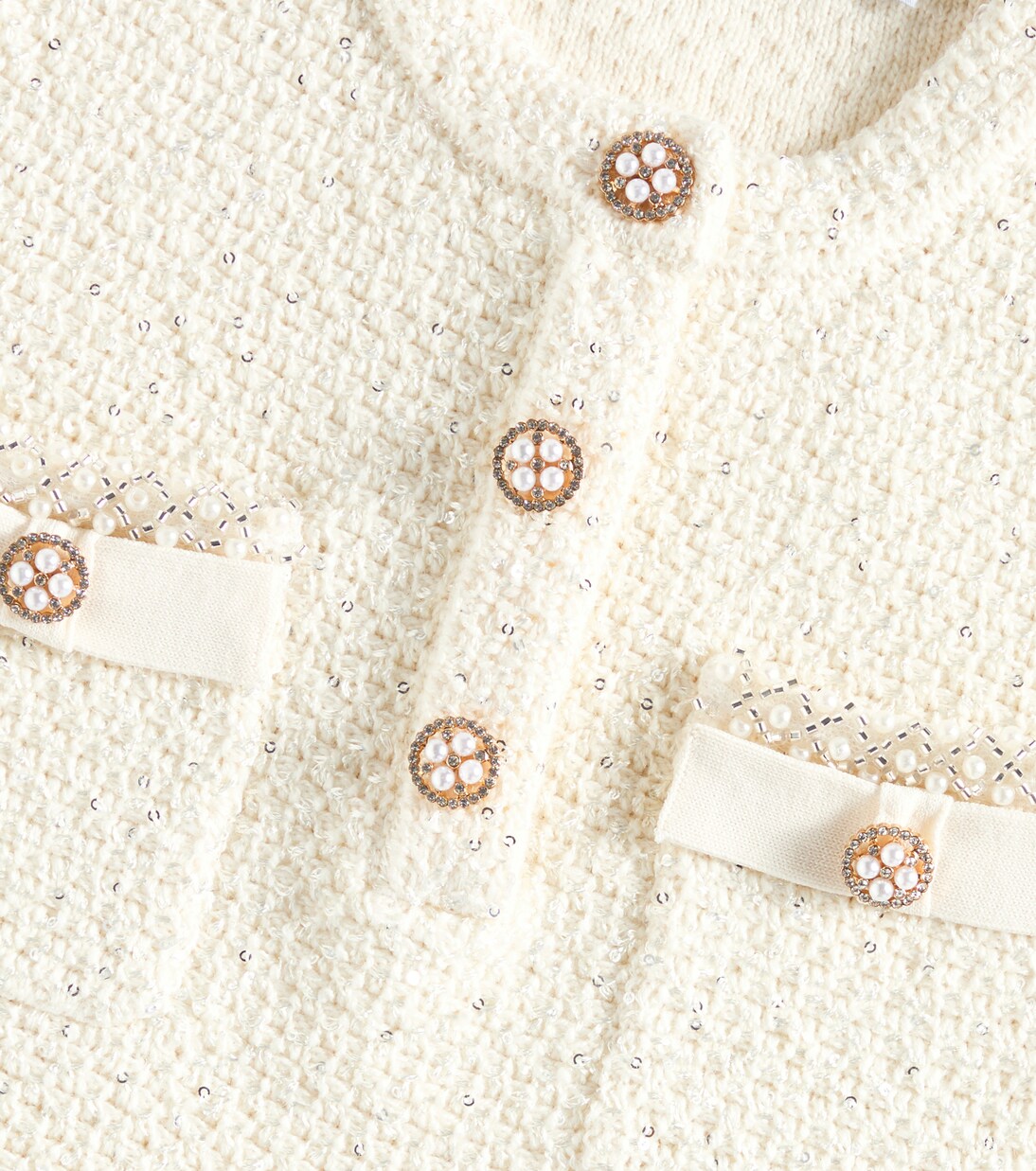 Sequined knitted dress | Self-Portrait Kids