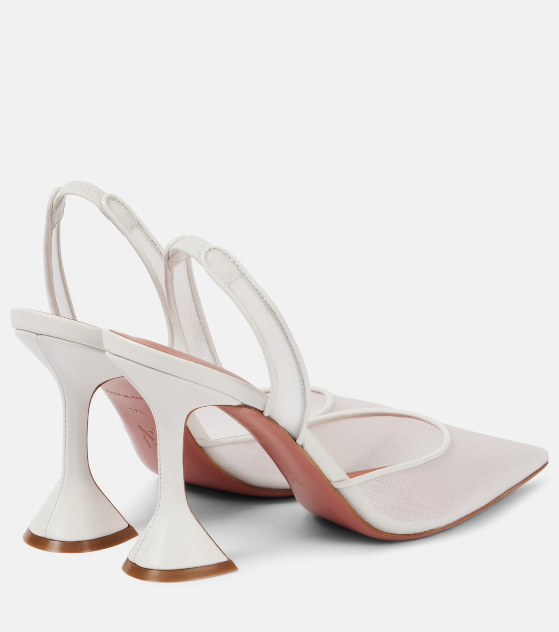 Holli mesh slingback pumps | Amina Muaddi