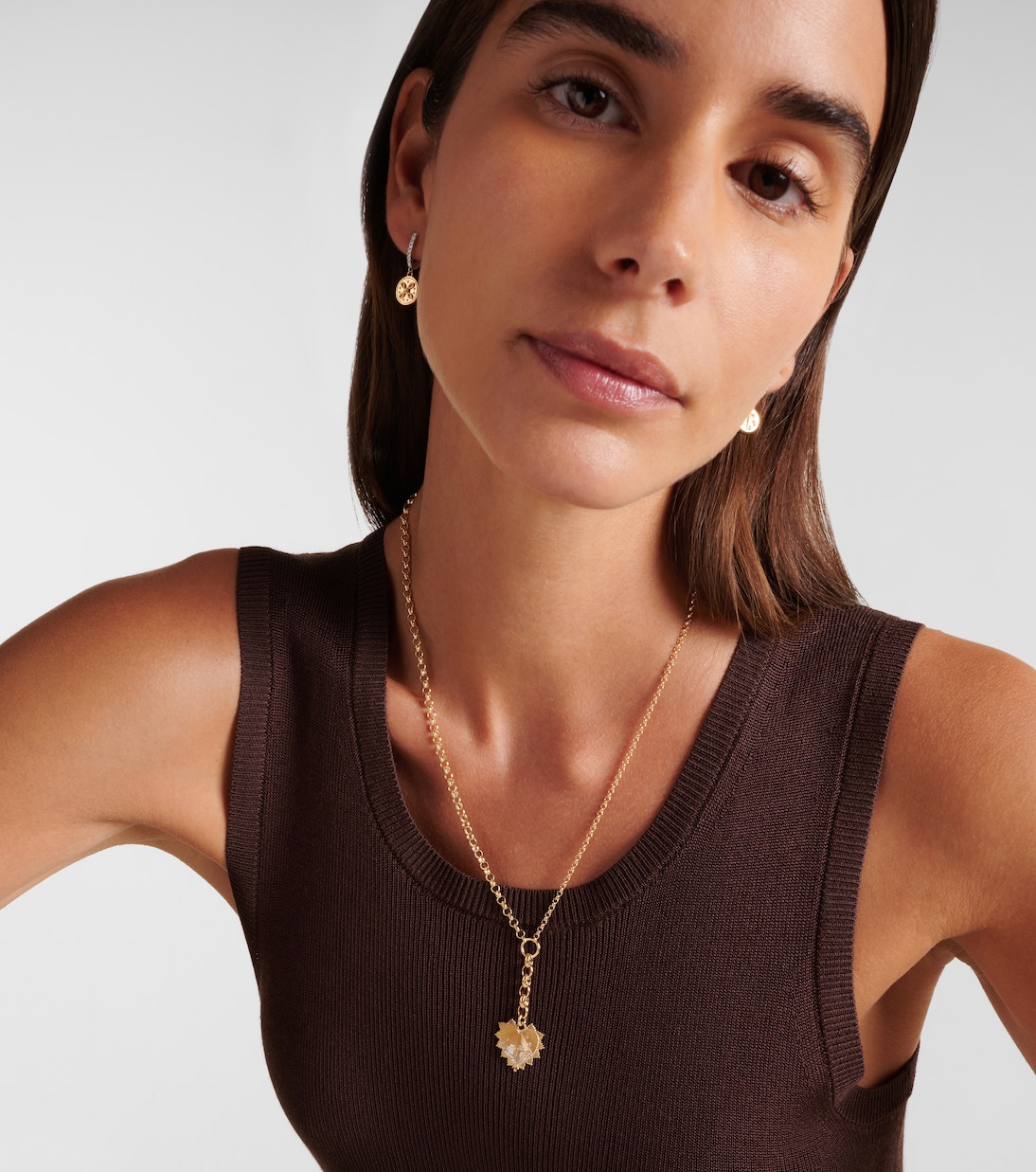 Collier Heart Medium en or 18 carats (750/1000) et diamants | FoundRae