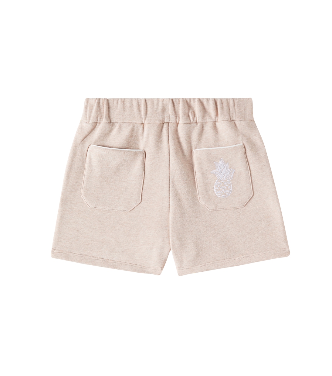 Embroidered cotton jersey shorts | Chloé Kids