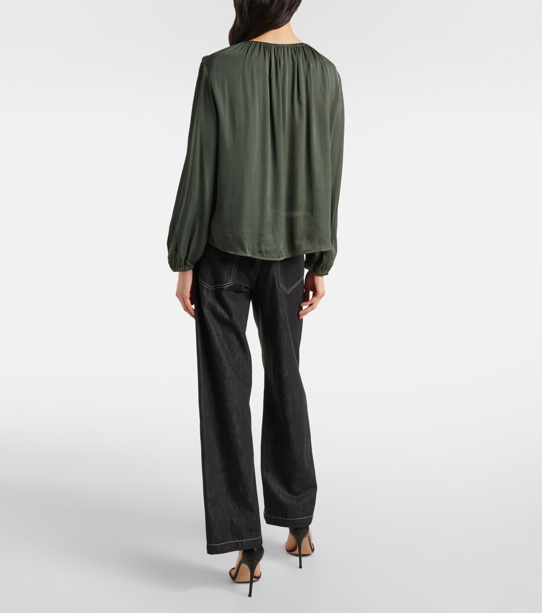 Top Riona aus Satin | Velvet