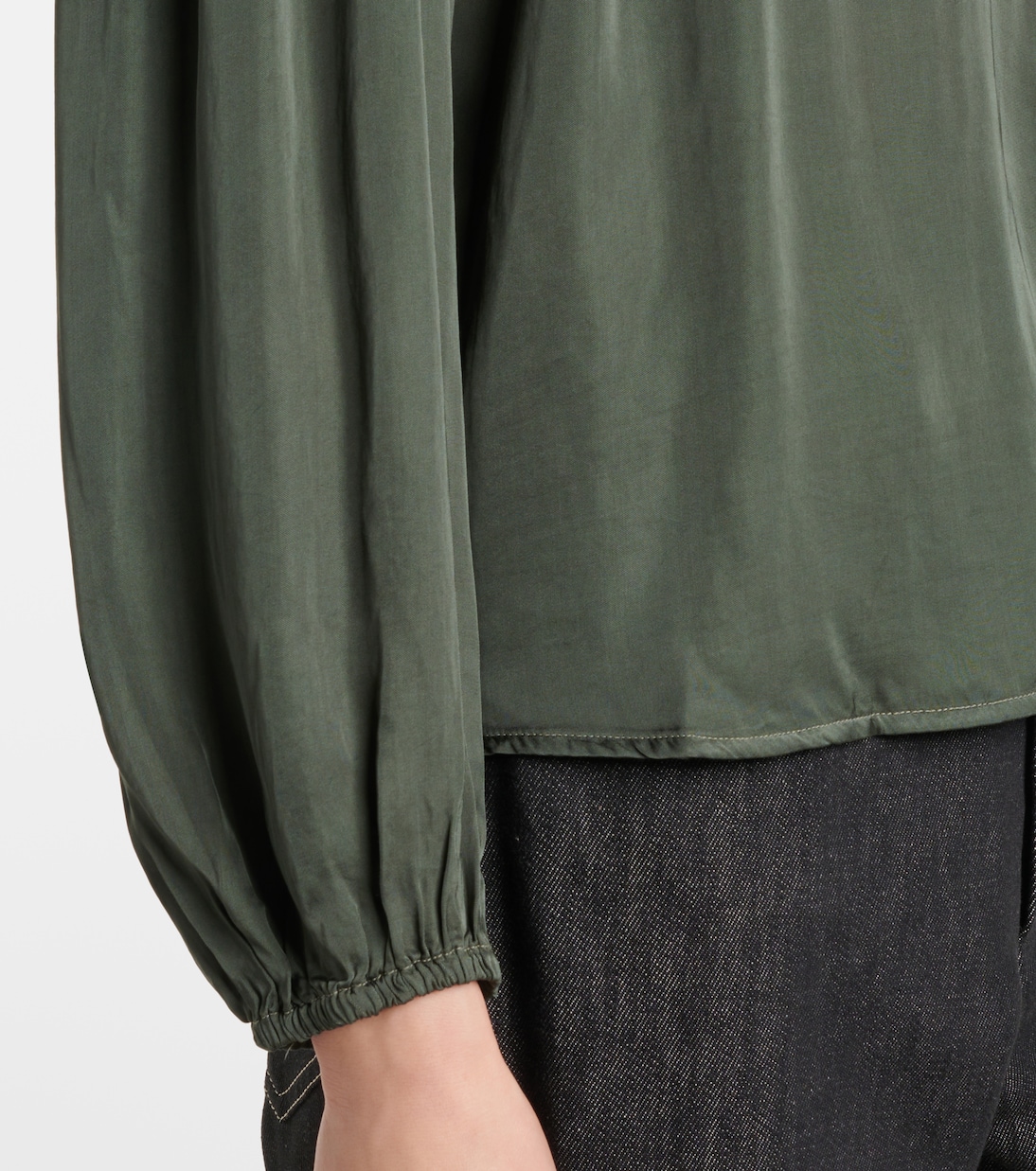 Top Riona aus Satin | Velvet