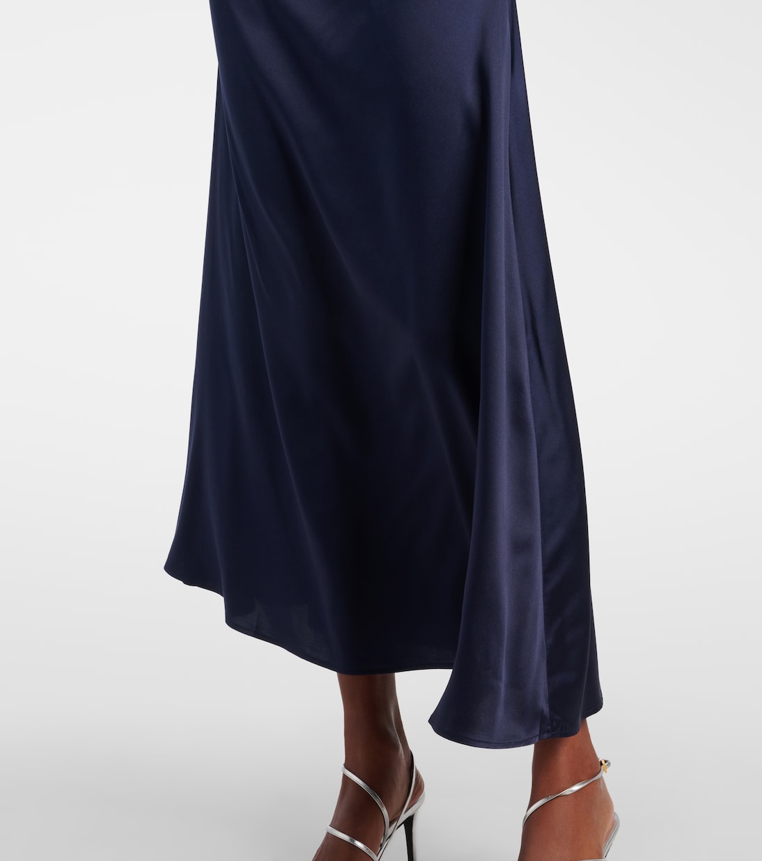 Robe longue Elyse en soie mélangée | Staud