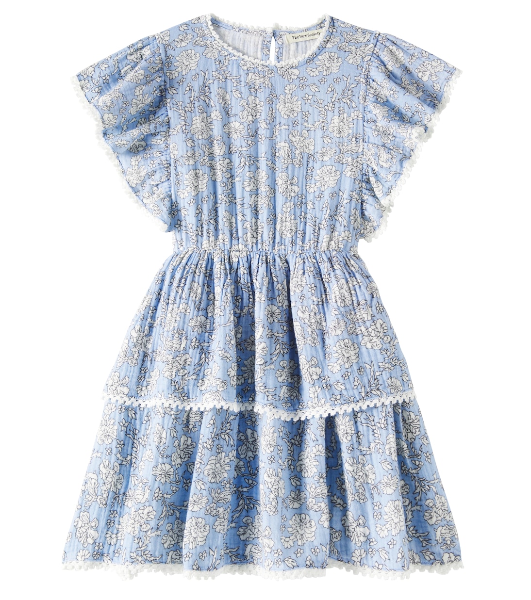 Melina floral cotton muslin dress | The New Society