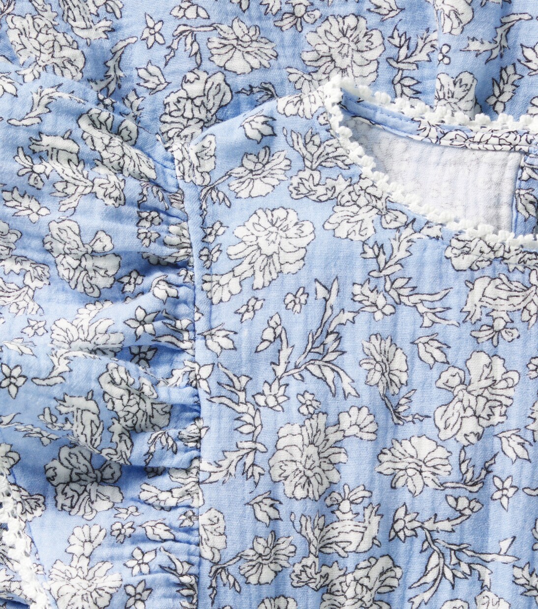 Melina floral cotton muslin dress | The New Society