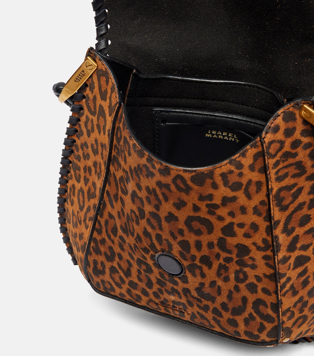 Schultertasche Anahi Small aus Veloursleder | Isabel Marant