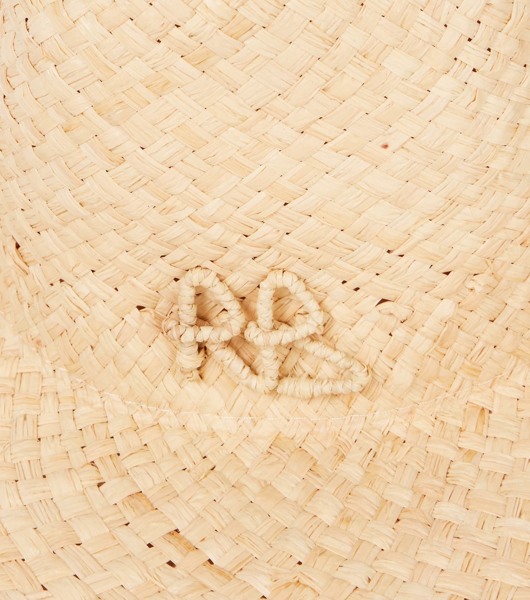 Fedora en paille à logo et perles fantaisie | Ruslan Baginskiy