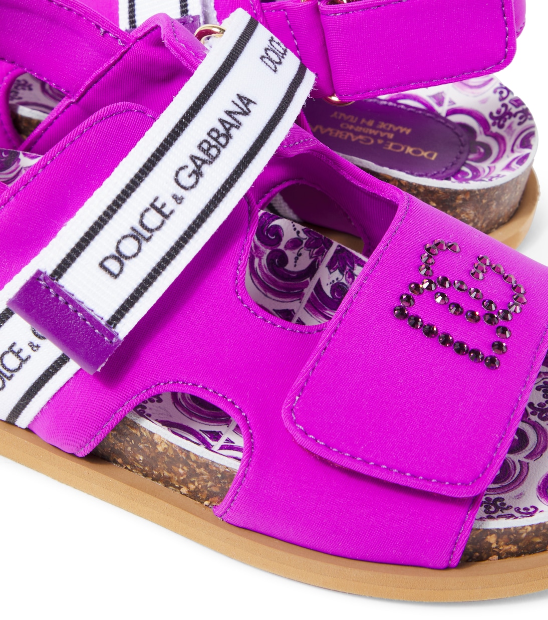 DG embellished sandals | Dolce&Gabbana Kids