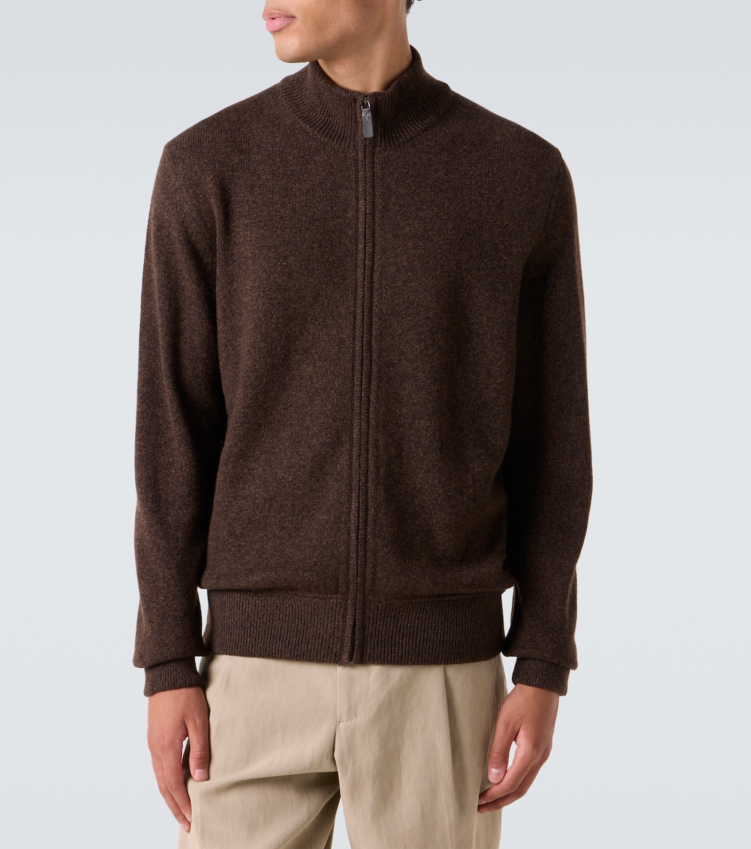Wool and cashmere zip-up cardigan | Tod's