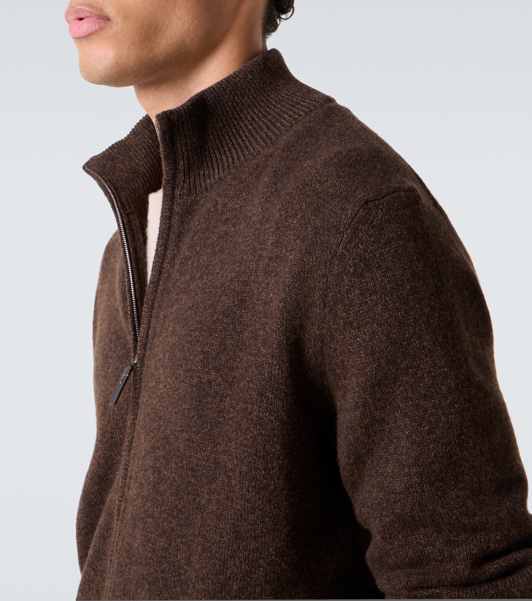 Wool and cashmere zip-up cardigan | Tod's