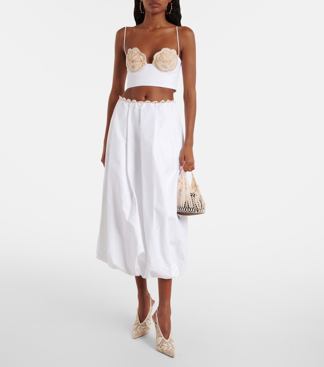 Midirock aus Baumwolle | Magda Butrym