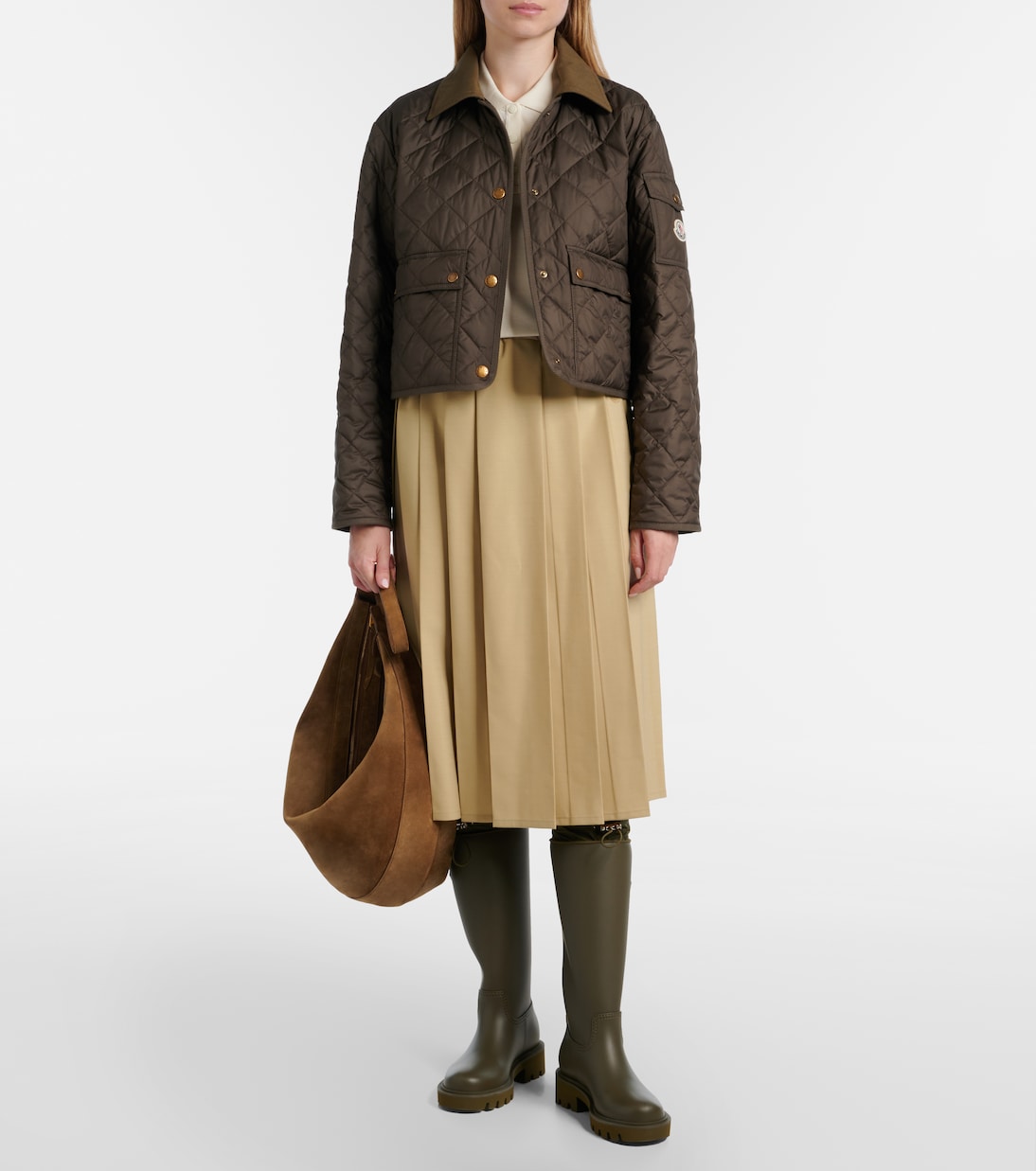 Pleated midi skirt | Moncler