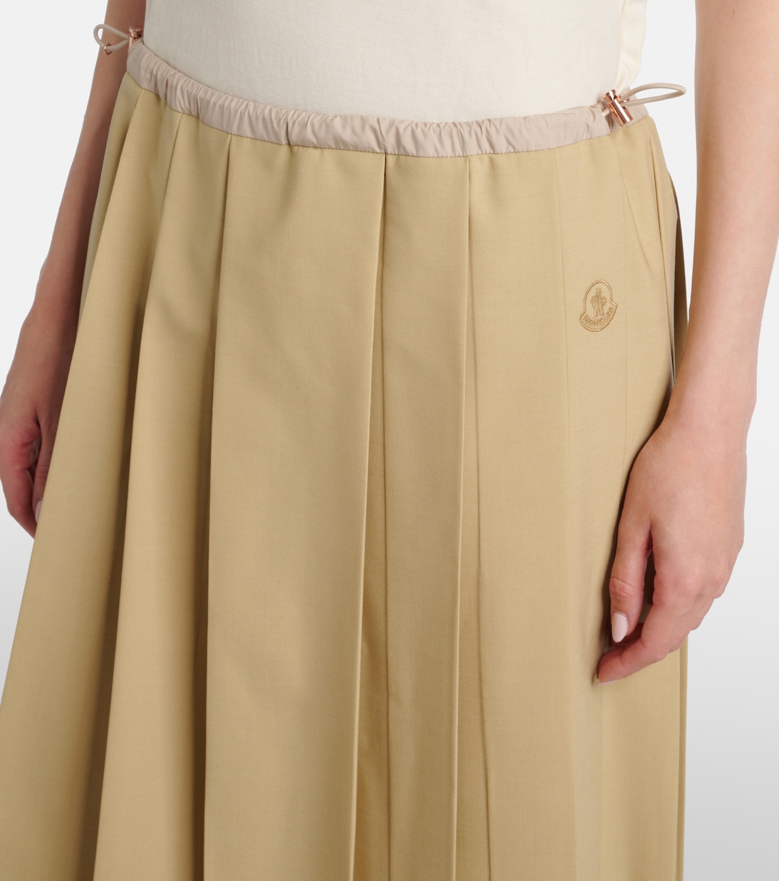 Pleated midi skirt | Moncler