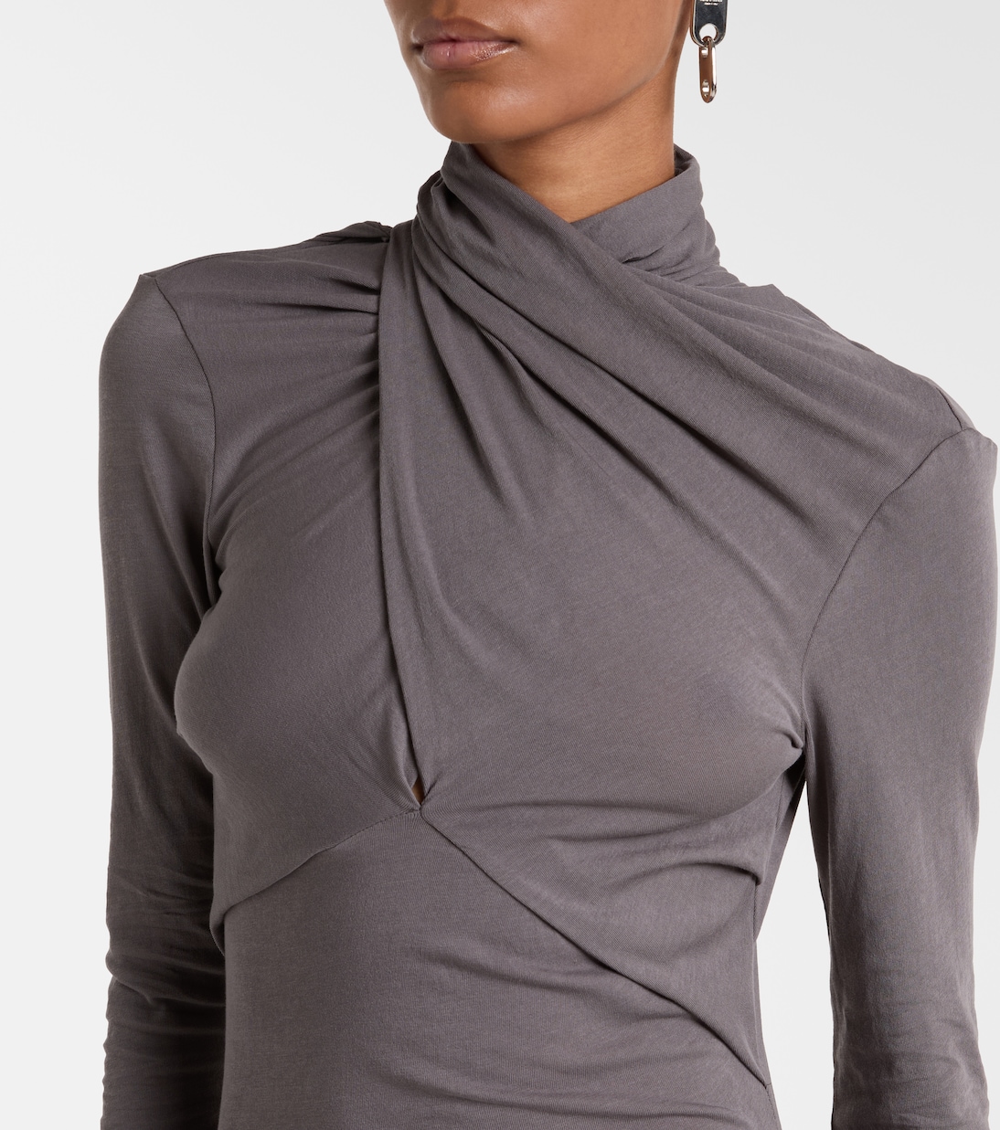 Robe longue en coton mélangé | Entire Studios