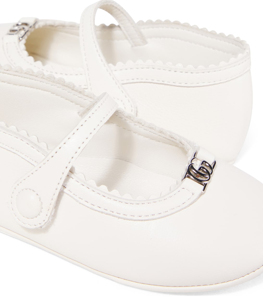 Bébé – Ballerines Double G en cuir | Gucci Kids