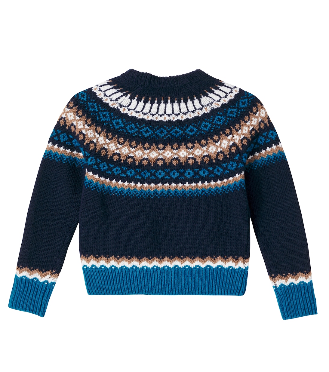 Pullover in lana vergine con intarsi | Moncler Enfant