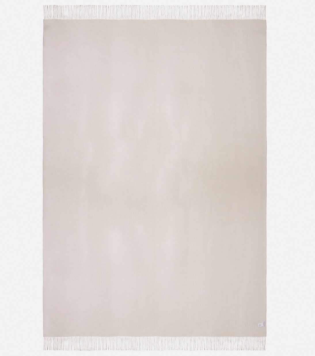 Fringed silk throw | Brunello Cucinelli