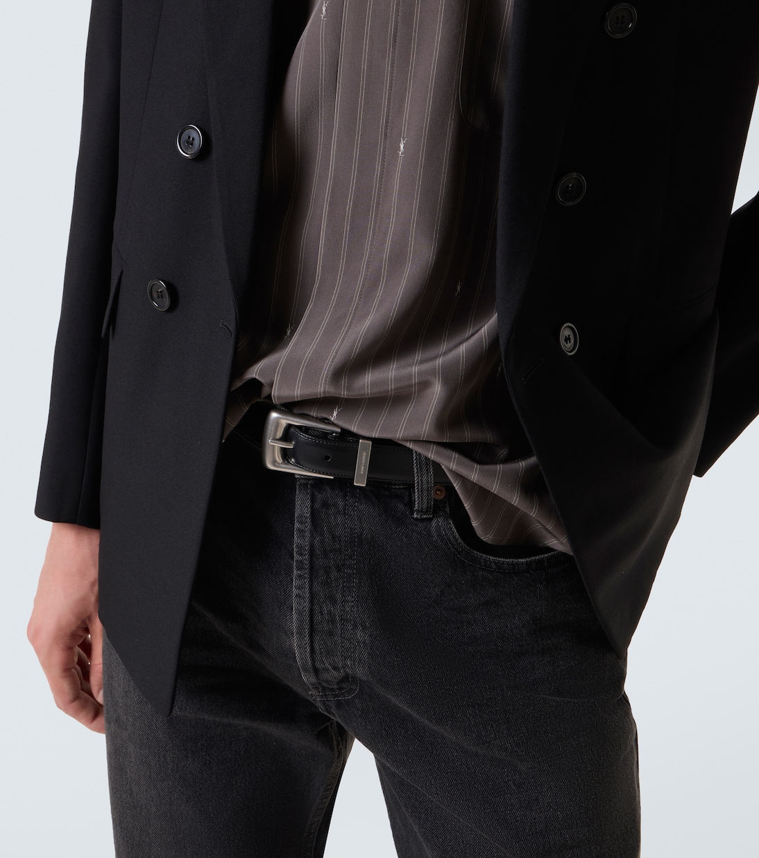 Leather belt | Saint Laurent