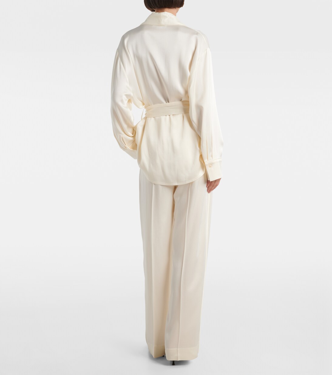 Wickeltop aus Satin  | Victoria Beckham