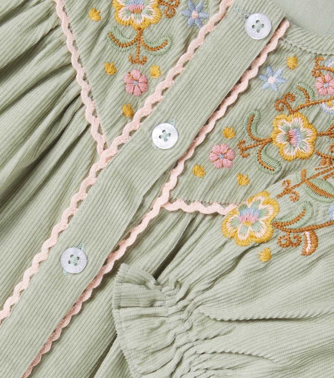 Baby Floriane cotton corduroy dress | Louise Misha