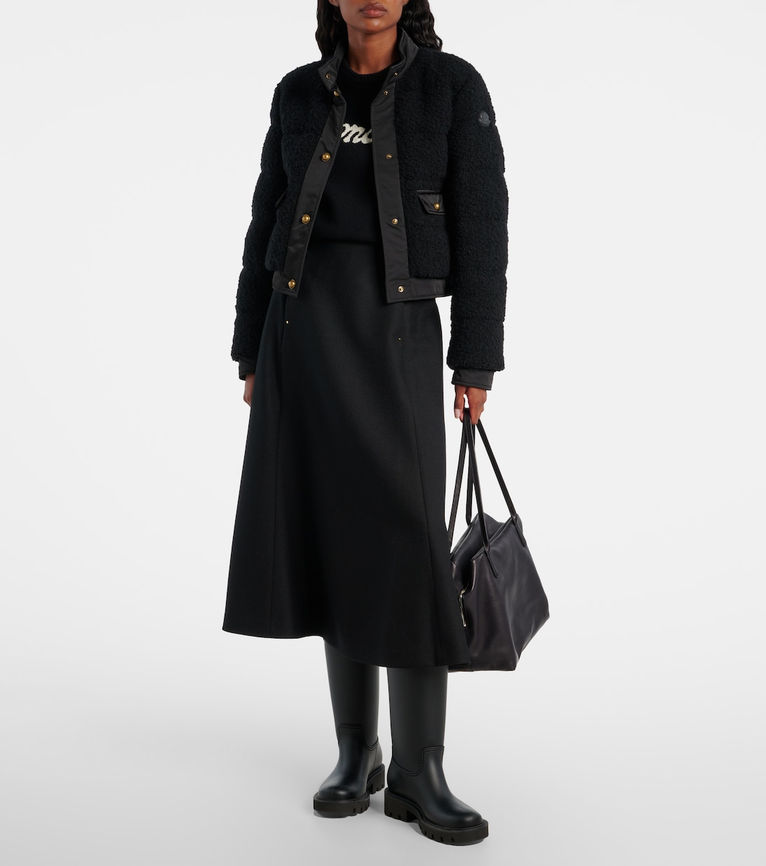 Blandy tweed down jacket | Moncler